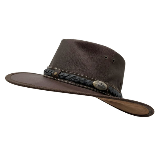 Jacaru 1111 Roo Nomad Traveller Hat – Kangaroo Leather | Foldable | Made in Australia