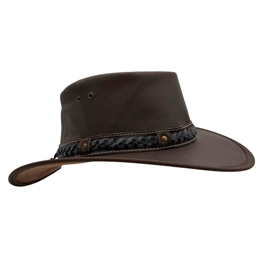 Jacaru 1111 Roo Nomad Traveller Hat – Kangaroo Leather | Foldable | Made in Australia