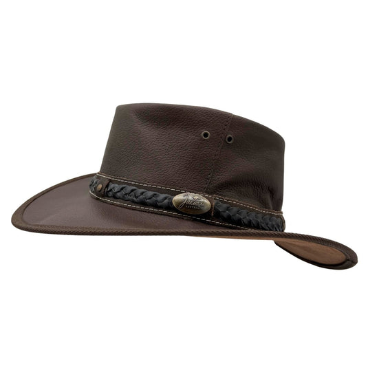Jacaru 1111 Roo Nomad Traveller Hat – Kangaroo Leather | Foldable | Made in Australia