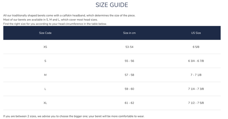 Load image into Gallery viewer, Laulhere Heritage Campan French Beret Hat 100% Merino Wool - Navy-2
