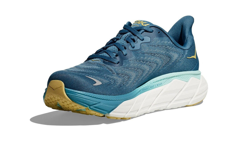 Load image into Gallery viewer, Hoka Arahi 6 Mens Running Shoes in Bluesteel / Sunlit Ocean (2023) - US 11.5-3
