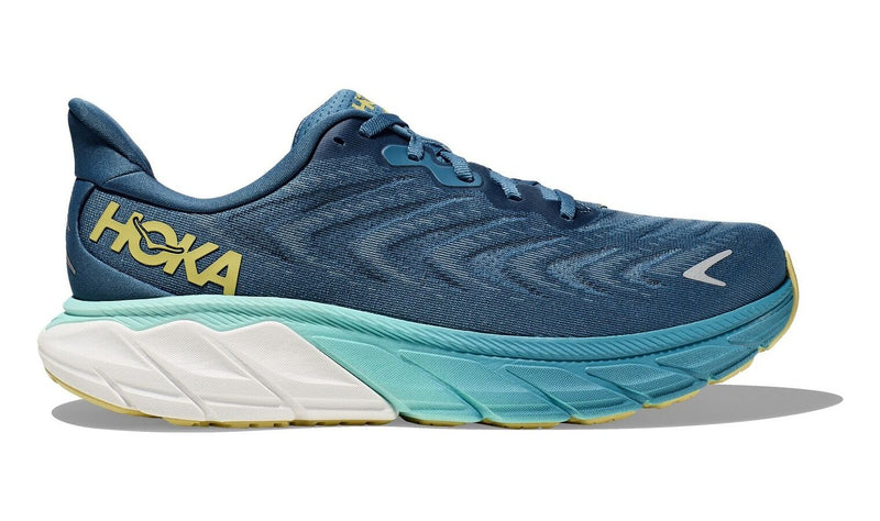 Load image into Gallery viewer, Hoka Arahi 6 Mens Running Shoes in Bluesteel / Sunlit Ocean (2023) - US 11.5-0
