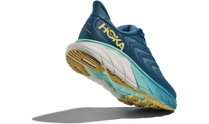 Load image into Gallery viewer, Hoka Arahi 6 Mens Running Shoes in Bluesteel / Sunlit Ocean (2023) - US 11.5-4
