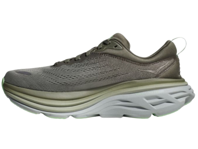 Load image into Gallery viewer, Hoka Bondi 8 Men’s Running Shoes in Olive Haze / Mercury (2023) - US 10.5-2
