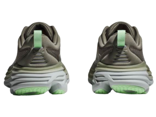 Hoka Bondi 8 Men’s Running Shoes in Olive Haze / Mercury (2023) - US 10-3