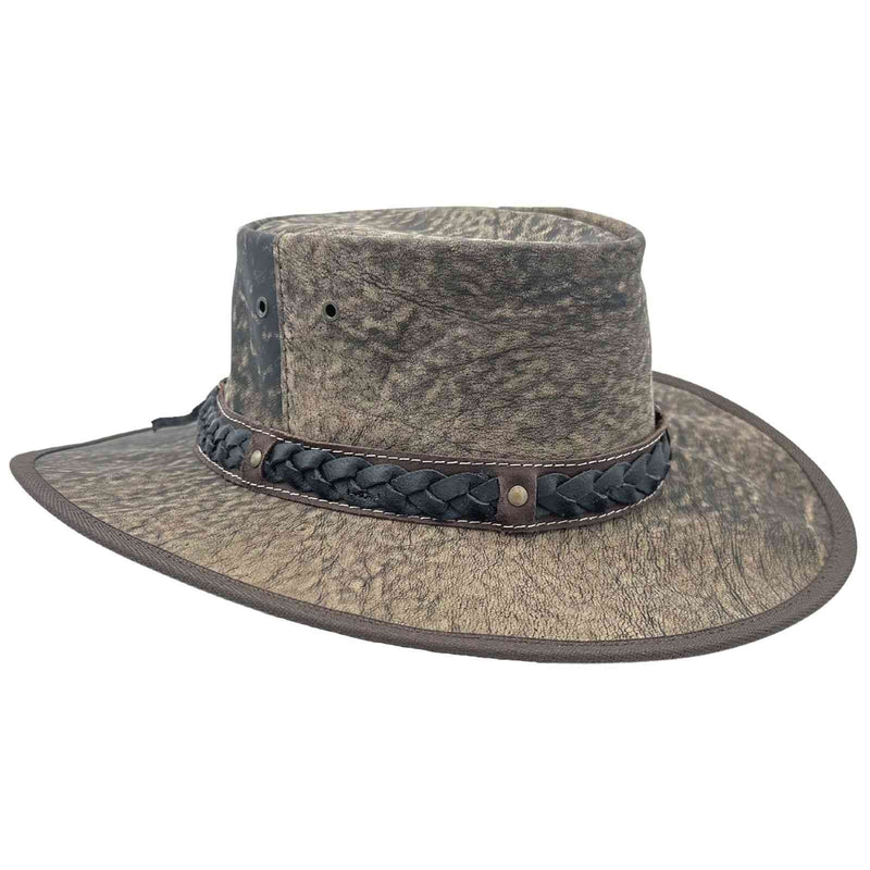 Load image into Gallery viewer, Jacaru 1133 Roo Nomad Traveller Hat Stonewash
