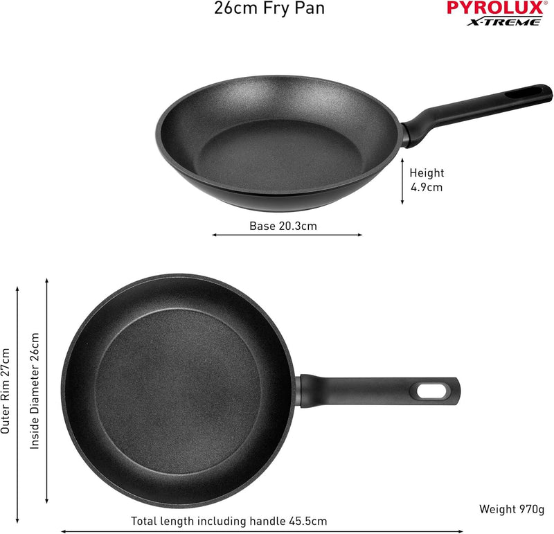 Load image into Gallery viewer, 2-Piece Pyrolux Xtreme Non-Stick Induction Compatible Fry Pan Set - 20cm/26cm-3
