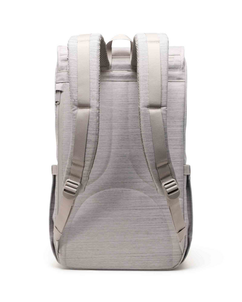 Load image into Gallery viewer, Herschel 30L Little America Backpack Bag w/ 15" Laptop Sleeve in Light Grey Crosshatch-2
