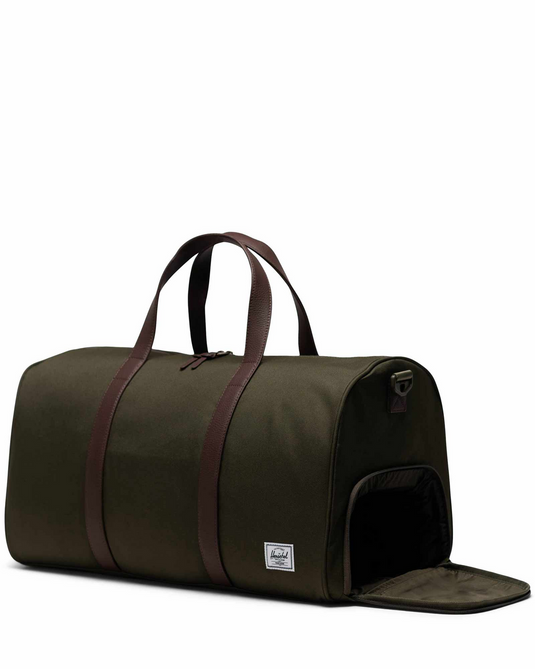 Herschel 43L Novel Duffle Duffel Bag w/ Adjustable Strap in Ivy Green-2