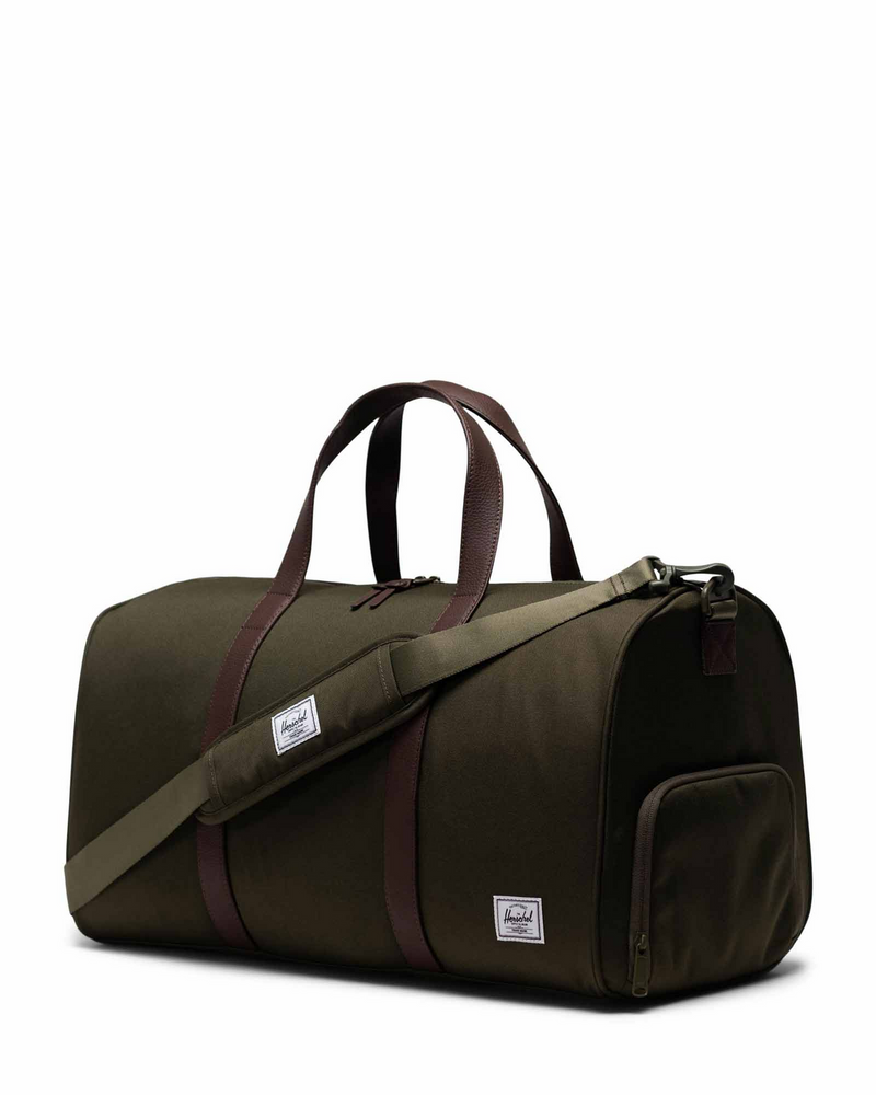 Load image into Gallery viewer, Herschel 43L Novel Duffle Duffel Bag w/ Adjustable Strap in Ivy Green-3
