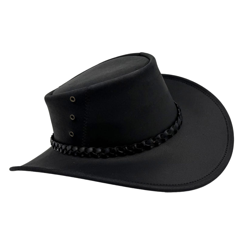 Load image into Gallery viewer, Jacaru 1153 Magpie Hat – Oiled Bovine Leather | UPF 50+ | 10-Year Warranty | Made in Australia
