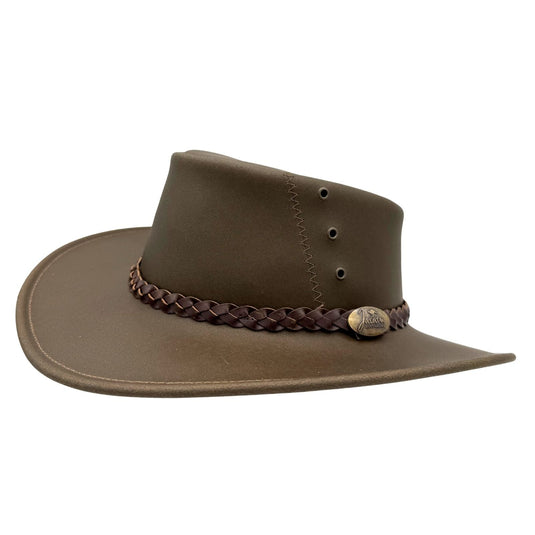 Jacaru 1153 Magpie Hat – Oiled Bovine Leather | UPF 50+ | 10-Year Warranty | Made in Australia