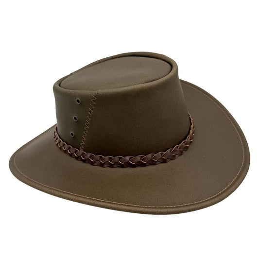 Jacaru 1153 Magpie Hat – Oiled Bovine Leather | UPF 50+ | 10-Year Warranty | Made in Australia