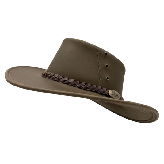 Jacaru 1153 Magpie Hat – Oiled Bovine Leather | UPF 50+ | 10-Year Warranty | Made in Australia