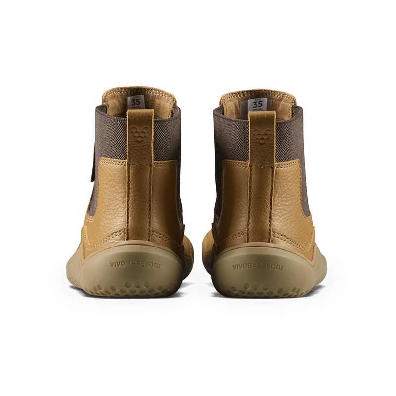 Load image into Gallery viewer, Vivobarefoot Gobi Chelsea Juniors Acorn
