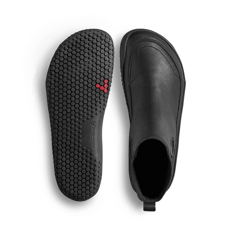 Load image into Gallery viewer, Vivobarefoot Gobi Chelsea Juniors Obsidian-1
