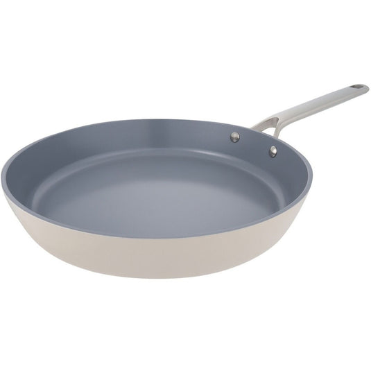 Pyrolyx NEXGEN Ceramic Fry Pan 30cm Ivory | Recycled Aluminium, Non-Toxic Swiss Coating-1