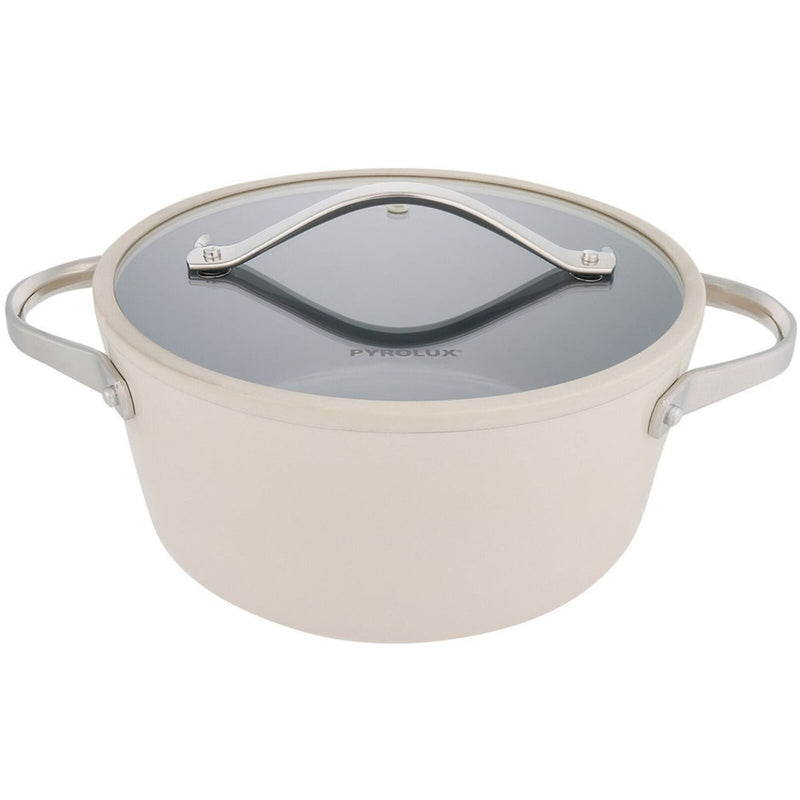 Load image into Gallery viewer, 24cm Pyrolux NEXGEN Casserole 4.4L Ivory | Ceramic Non-Stick, Induction Base, Oven Safe-0
