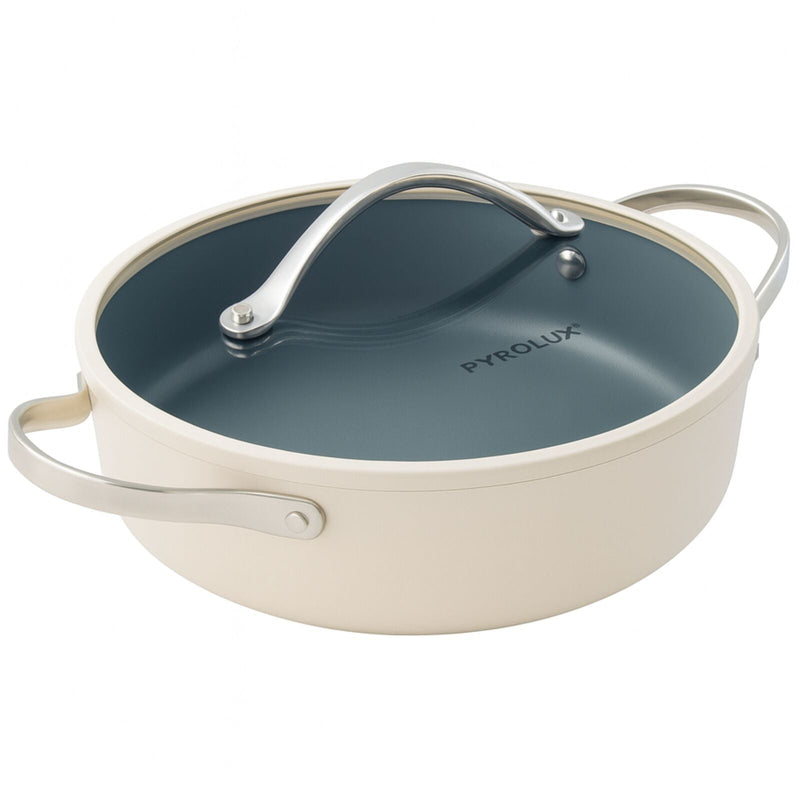 Load image into Gallery viewer, 28cm PYROLUX NEXGEN Chef Pan 4.1L Ivory | Ceramic Non-Stick, Induction Base, Oven Safe, Recycled Aluminium-0
