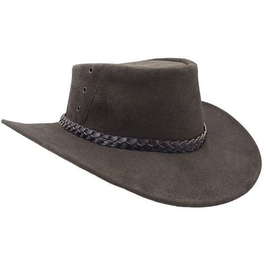 Jacaru 1154 Kookaburra Hat – Bovine Suede | UPF 50+ | Made in Australia