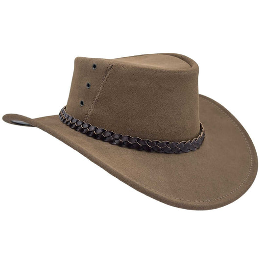 Jacaru 1154 Kookaburra Hat – Bovine Suede | UPF 50+ | Made in Australia