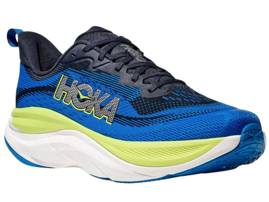 Hoka Skyflow Mens Running Shoes in Varsity Navy / Electric Cobalt Size US 12-2