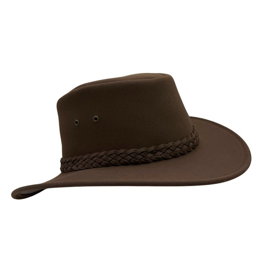 Jacaru 1180 Soaker Hat – Unisex Synthetic Suede | UPF 50+ | Made in Australia