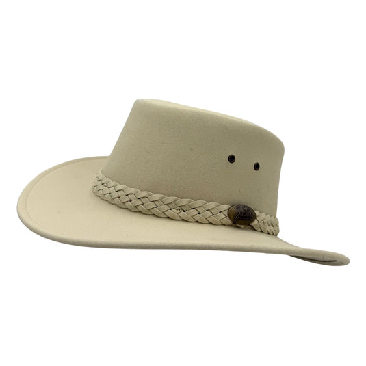 Jacaru 1180 Soaker Hat – Unisex Synthetic Suede | UPF 50+ | Made in Australia