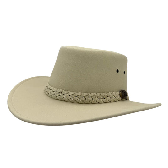 Jacaru 1180 Soaker Hat – Unisex Synthetic Suede | UPF 50+ | Made in Australia