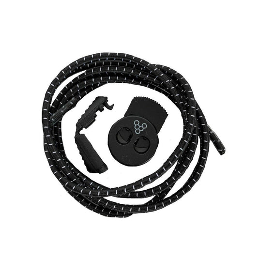 Vivobarefoot Toggle Laces Adult – Striped Black