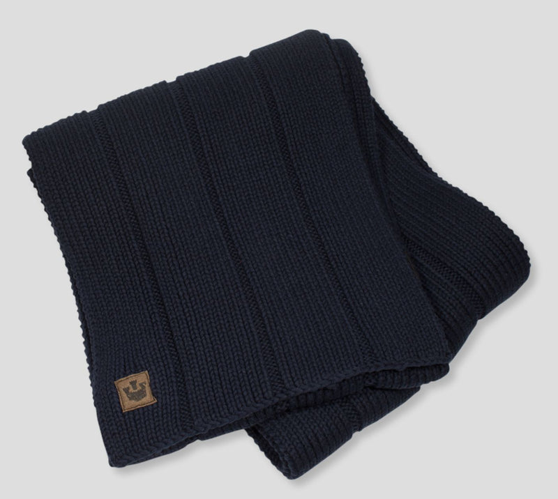Load image into Gallery viewer, Goorin Brothers Aegan Sea Scarf Warm Winter 100% COTTON Authentic Rib Knit-1
