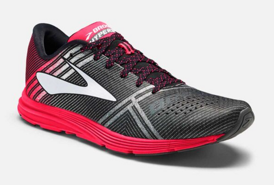 Brooks Womens Hyperion Sneakers Shoes Athletic Running - Black/Diva Pink-3