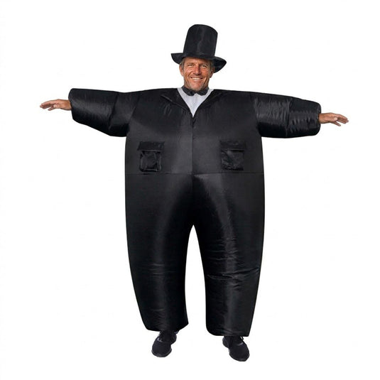 Adult Inflatable Gentleman Suit Costume Funny Fancy Dress - One Size-0