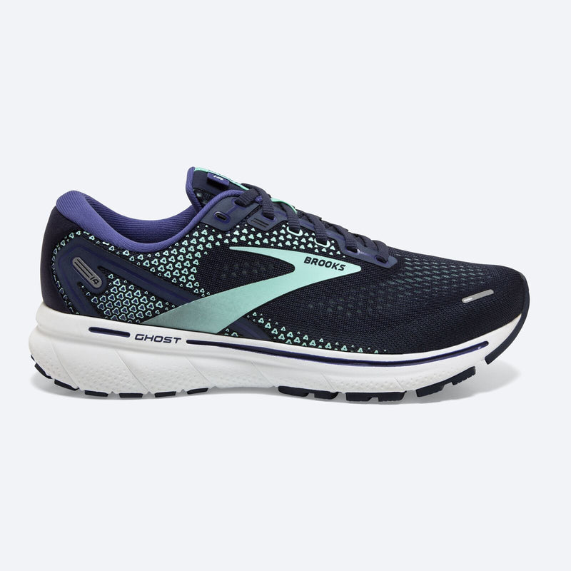 Load image into Gallery viewer, Brooks Womens Ghost 14 Sneakers Athletic Shoes Road Runners - Navy/Green-8
