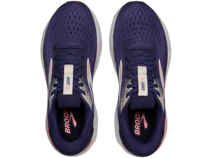 Load image into Gallery viewer, Womens Brooks Ghost 16 Running Shoes in Blue Ribbon/Dianthus – Size 7.5-4
