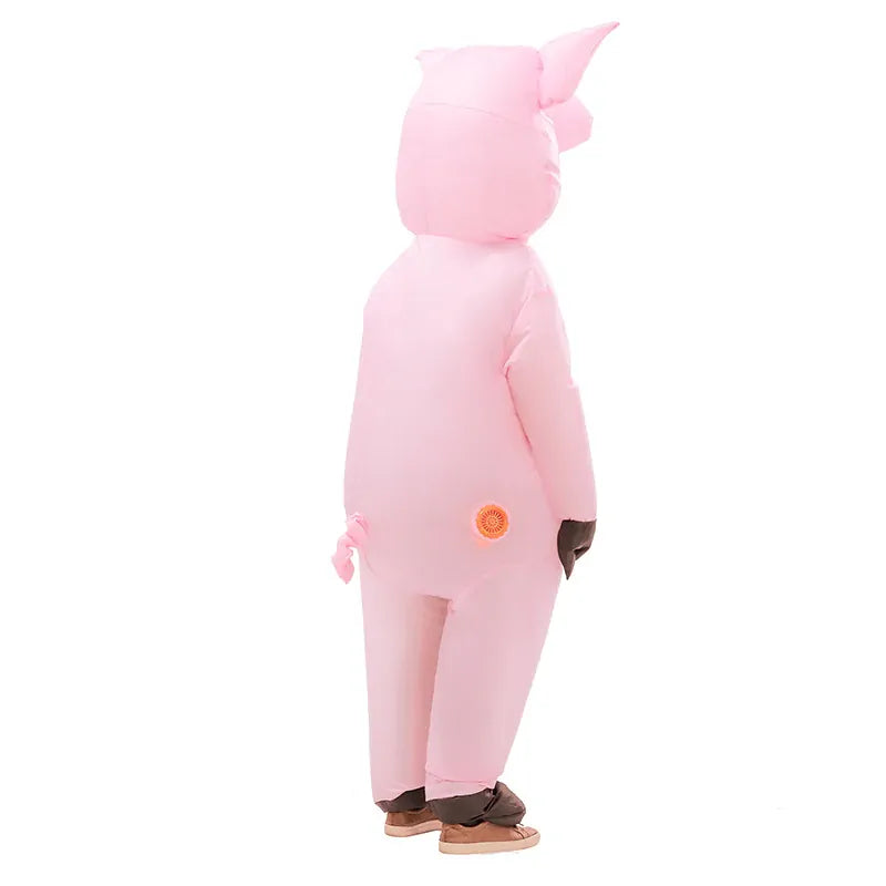 Load image into Gallery viewer, Adult Inflatable Pig Costume Funny Pink Pig Fancy Dress - One Size-2
