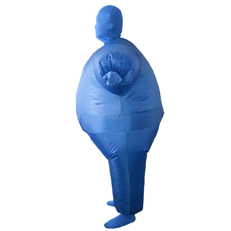 Load image into Gallery viewer, Adult Inflatable Suit Costume One Size Funny Full Body Morph Fancy Dress in Blue-3
