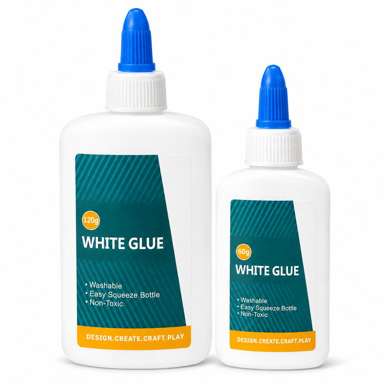 Load image into Gallery viewer, White Glue 2 Pack Washable Non-Toxic 120g and 60g tubes-1
