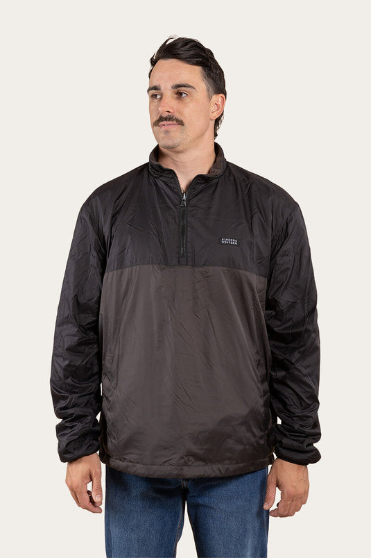 Ringers Western 2-in1 Pathfinder Mens Reversible Jacket Ripstop Fleece in Black-3