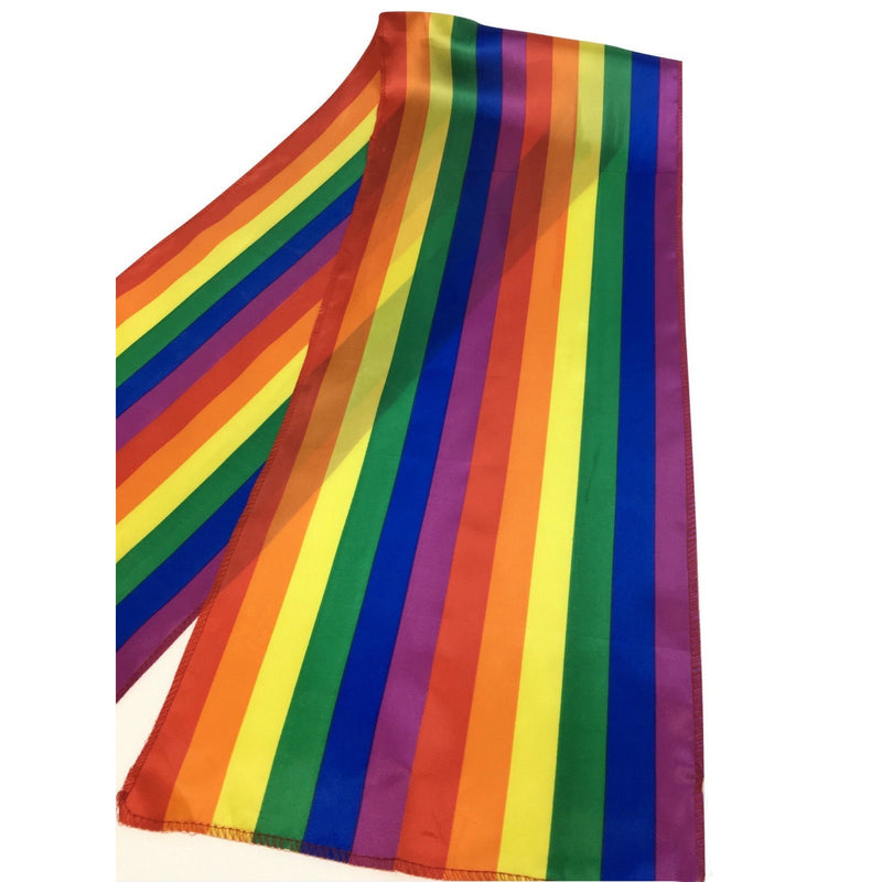 Load image into Gallery viewer, 10x GAY PRIDE RAINBOW SCARF Wrap Holiday Parade Party LGBT Lesbian BULK-3
