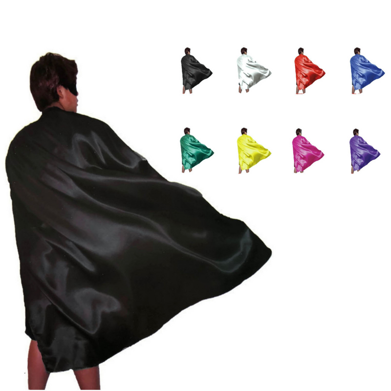 Load image into Gallery viewer, ADULT CAPE Costume Cloak Halloween Fancy Dress Coat Jacket Superhero Book Week-0
