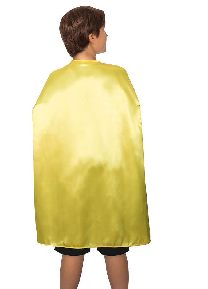 Load image into Gallery viewer, MEDIUM CAPE Kids Childrens Party Costume Vampire Halloween Coat School Team - Yellow-1
