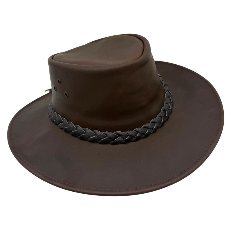 Load image into Gallery viewer, Jacaru 1220 The Aussie Hat – Buffalo Leather | UPF 50+ | Made in Australia
