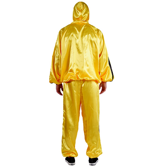 Mens "Sasha" Ali-G Adult Yellow Rapper Costume 80s Hip Hop Party-3