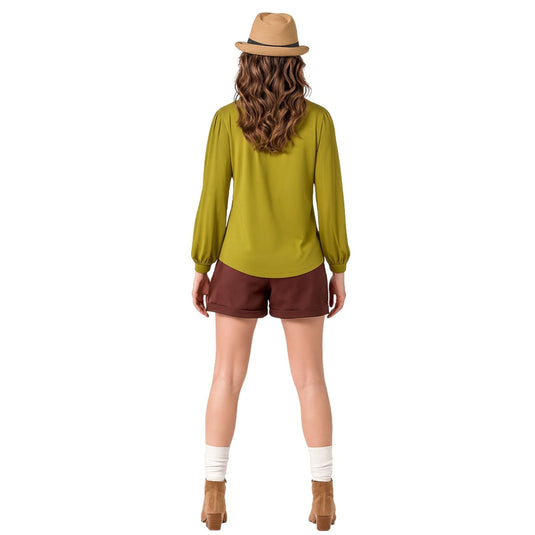 Adult Adventurer Costume Ladies Safari Jungle Fancy Halloween Dress Up-3