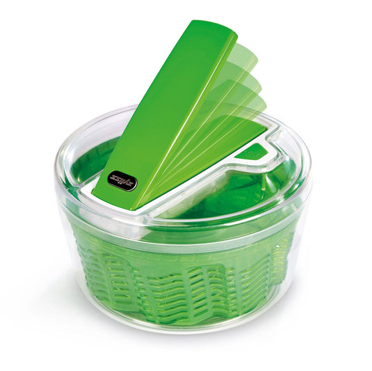 Zyliss Swift Dry Large Salad Spinner in Green - Large-2