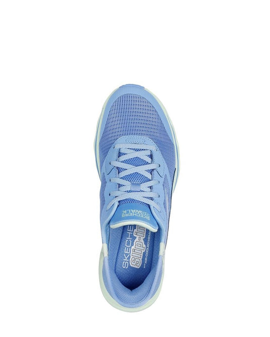 Skechers Womens Go Walk Glide-Step 2.0 Slip-Ins Shoes Sneakers Runners in Blue Lime-3