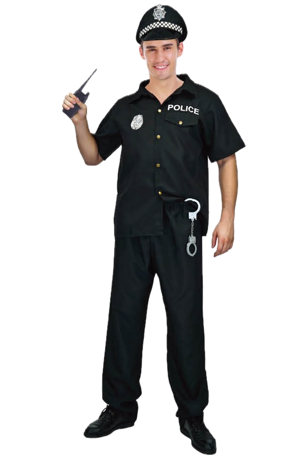 Load image into Gallery viewer, Mens AU Police Officer Costume Cop Fancy Dress Party Halloween Uniform Outfit-1
