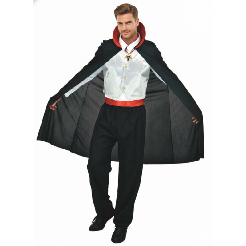 Load image into Gallery viewer, Mens Vampire Costume Adult Dracula Costume w/ Cape Party Dressup-1
