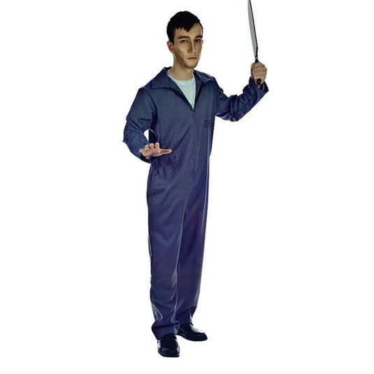 Adult Serial Killer Costume Halloween Party Cosplay Dress Up-0